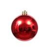 6PCS Big Plastic Giant Christmas Ball 5 Colors 6cm 8cm Christmas Tree Balls Electroplating Xmas Baubles Scene Supplies