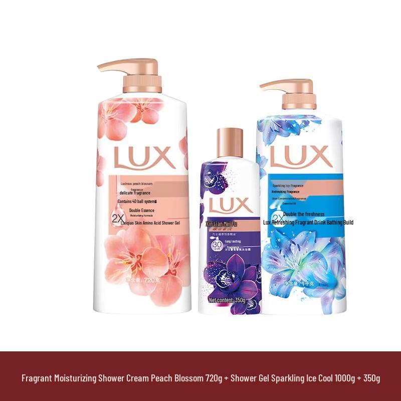 Набор гелей для душа Lux Radiant Peach Blossom & Sparkling Ice Cool