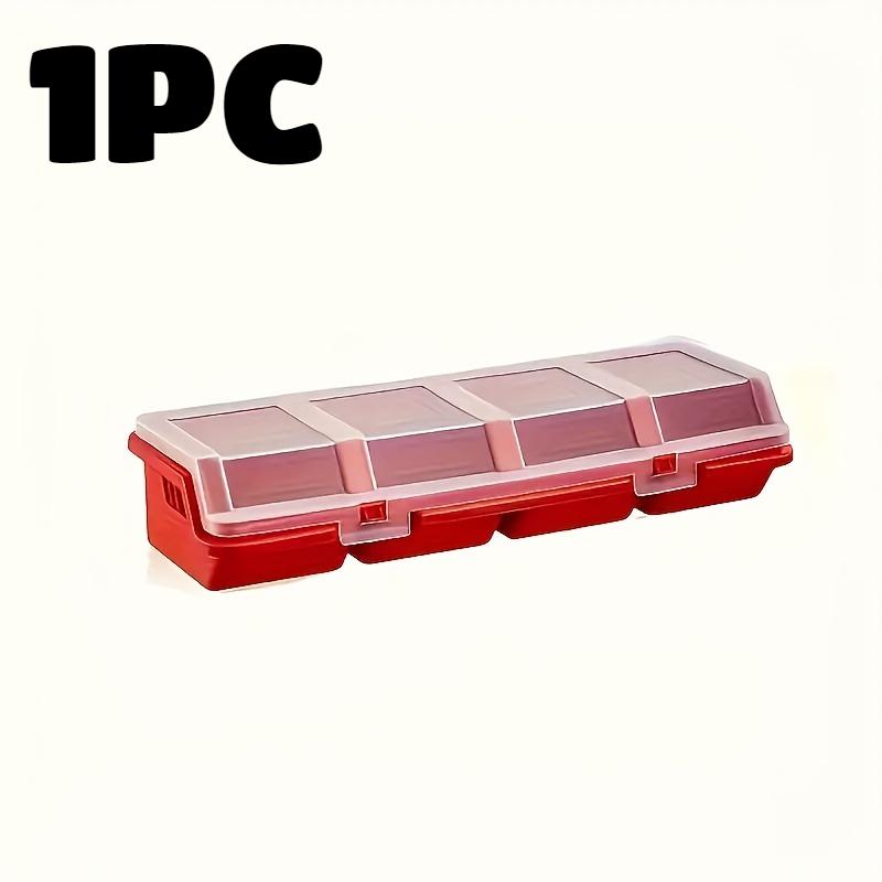 3PC Screw Parts Box Multi-Compartment Organizer Electronic Hardware Accessory Jewelry Storage Case Plastic Sorting Slanted Mouth