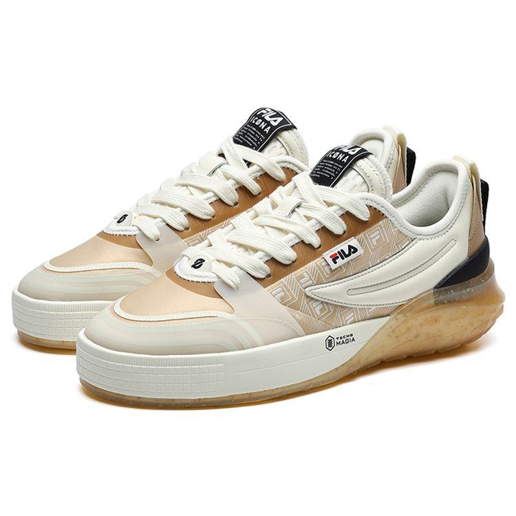 FILA Mixa Fabric Trendy Retro Casual Low-Top Sneakers Men sneakers Beige F12M223101FBV