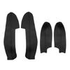 For Nissan Qashqai 2016 2017 2018 Car Interior Door Handle Armrest Panel Black Microfiber Leather Cover Trim Accessories