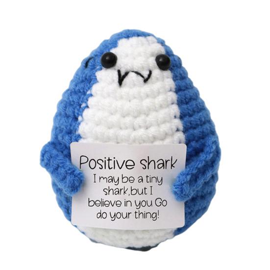 Háčkování pozitivní houby s kartou Emoční podpora Ruční pletení Květinová slunečnice Hranolky Včela Žralok Panenka Dekorace Ornament