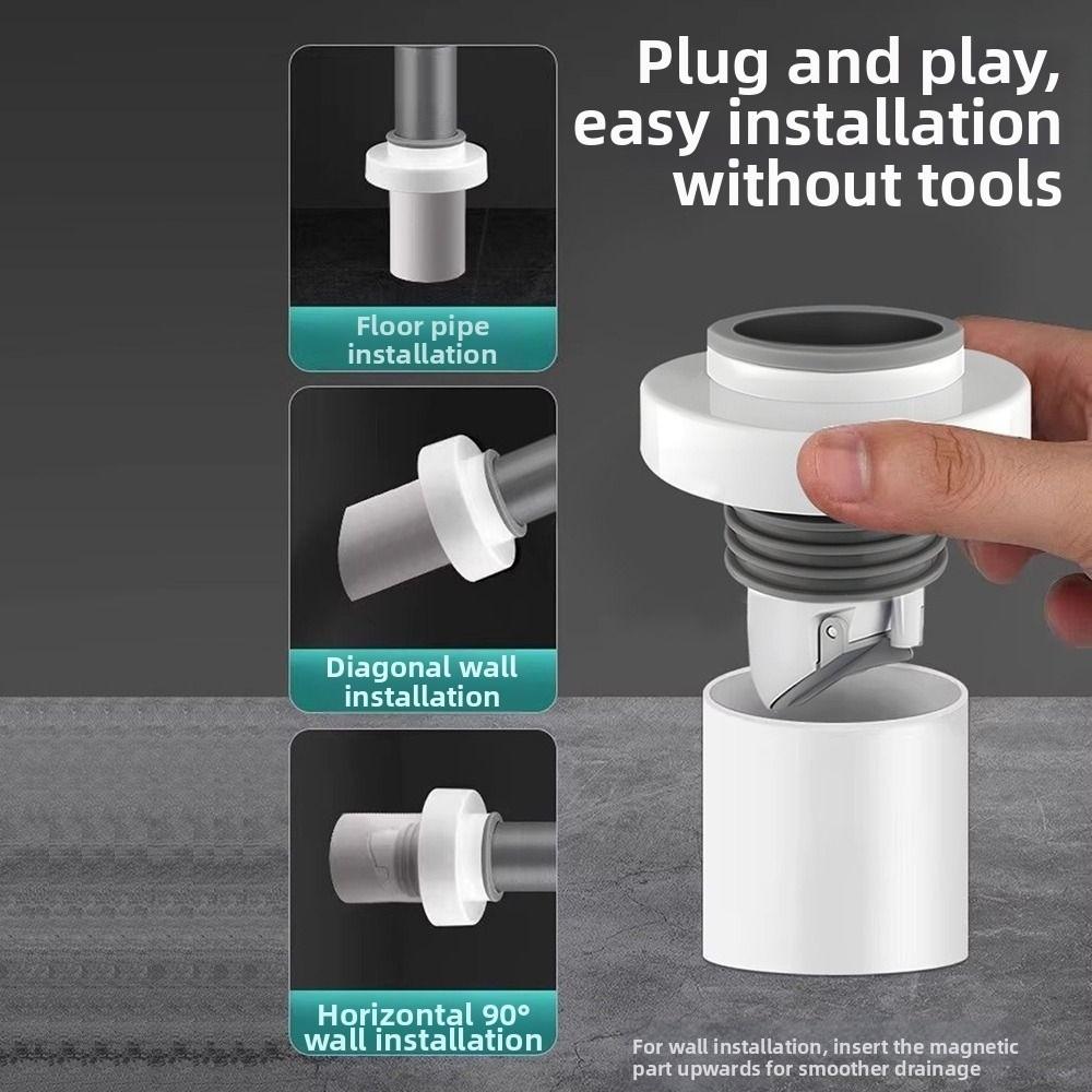 50/70mm Universeller Waschbecken Bodenablaufkern Geruchsstopp Geruchskontrolle Wasserrohranschluss Einfache Installation