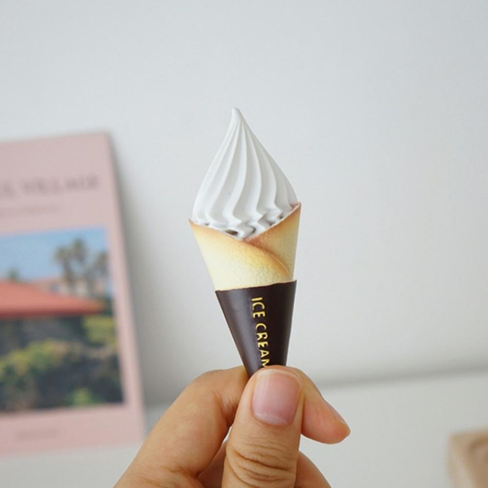 Summer Chocolate Ice Cream Refridgerator Magnets Cute Fridge Stickers Food Magnetic Buckle For Kitchen Home Decoration