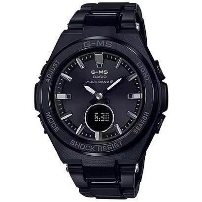 Casio MSG-W200CG Women's Solar Digital Wrist Watch - Pink / Black MSG-W200CG-5AJF MSG-W200CG-1AJF Gift Casual Business Sports Student
