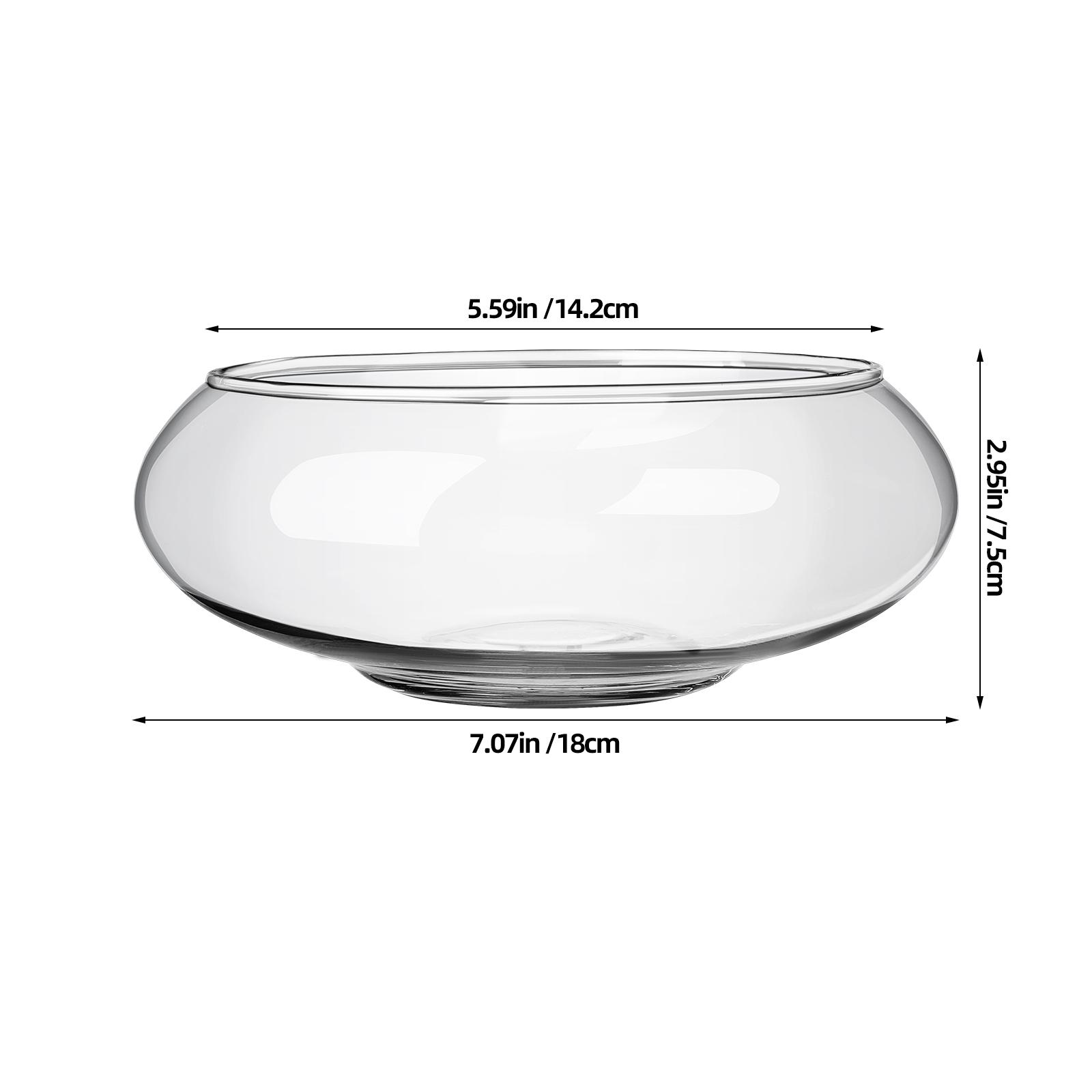 

Clear Glass Planter Pot Small Succulent Flowerpot for Desktop Garden Decoration Hydroponic Plant Container Indoor Outdoor