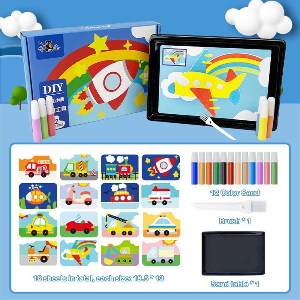 DIY Sand Art Pictures Art Pictures Sand Painting Crafts New Kids Handicrafts