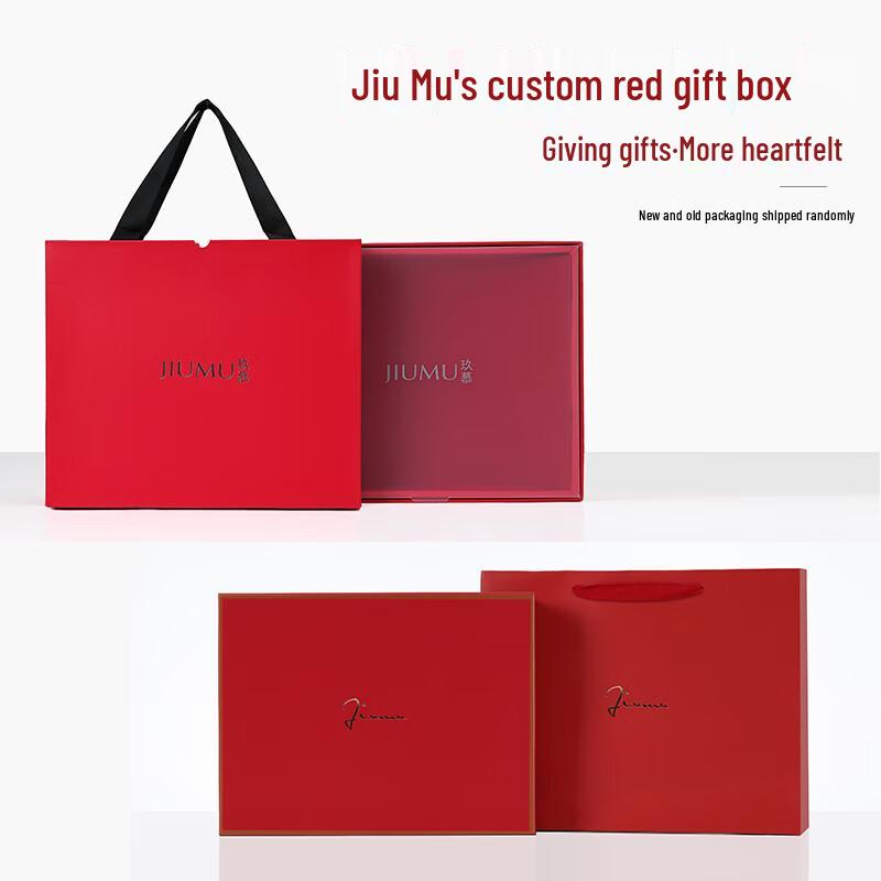 JIUMU Unisex Cherry Cloud Pattern Wool Scarf