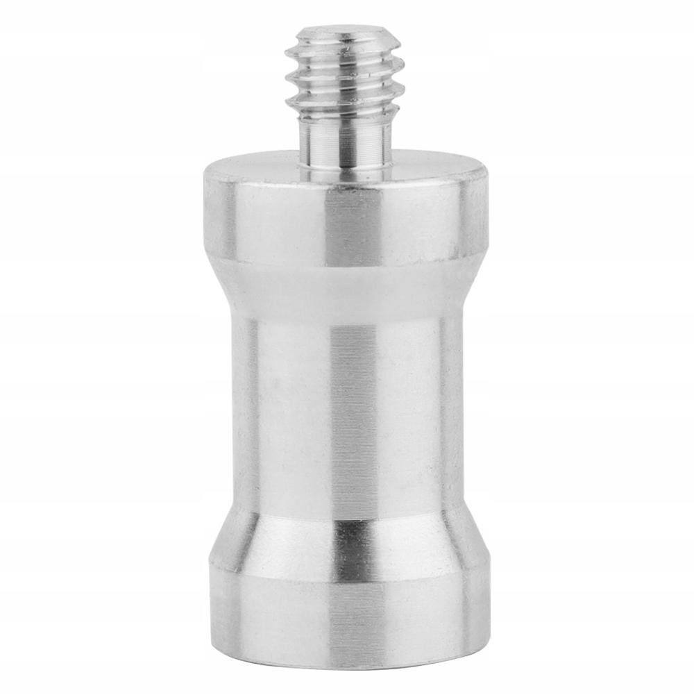 Adapter sleeve, tripod reduction M8 to 1/4" aluminum for lamp stand