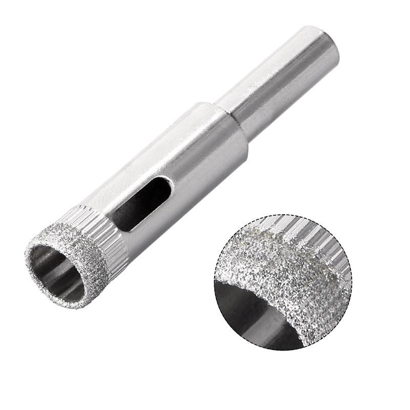 5 Pcs 10mm Diamond Drill Bits Tile Marble Glass Ceramic Porcelain Hole Saw Drilling Bits Extractor Remover Tools