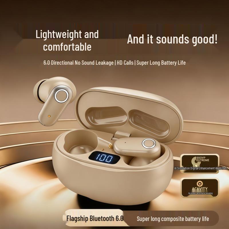 D13 Bluetooth Earbuds: Short-Handle, High-Quality Sound, Noise-Cancelling, In-Ear Comfort, Ideal for Sports.