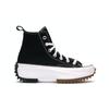 Converse Run Star Hi Black Unisex Sneakers White Gum 166800C