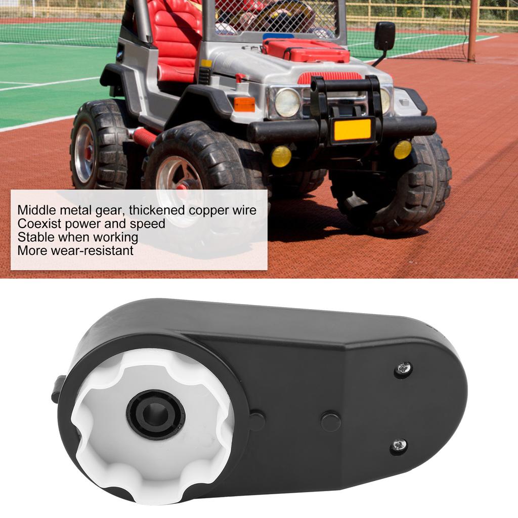 Electric motor gear, metal gear with thickened copper wire, motor 12 V, 15,000 rpm, for driving on cars