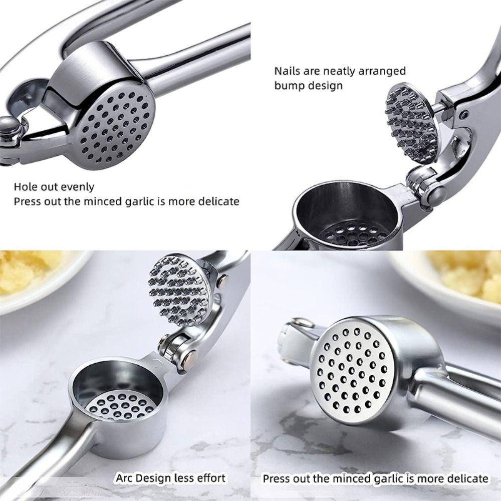 Ergonomic Handle Kitchen Garlic Press Manual Garlic Mincer Tool  Kitchen Accessories