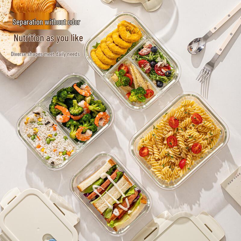 Karote Microwave-Safe Borosilicate Glass Lunch Box & Thermal Bag