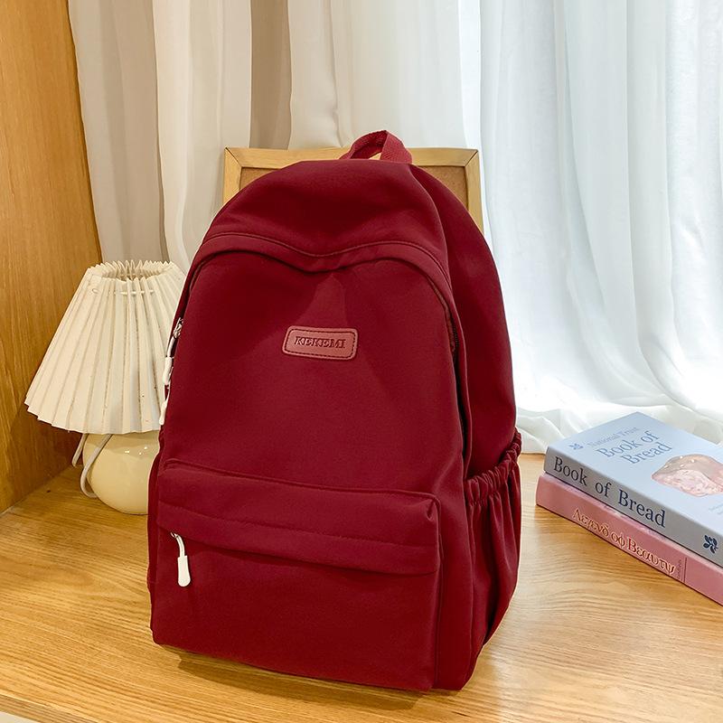 Japanese Casual Versatile Junior High School Student Schoolbag Female Campus Commuter Backpack Lightweight High School College Student Backpack Male