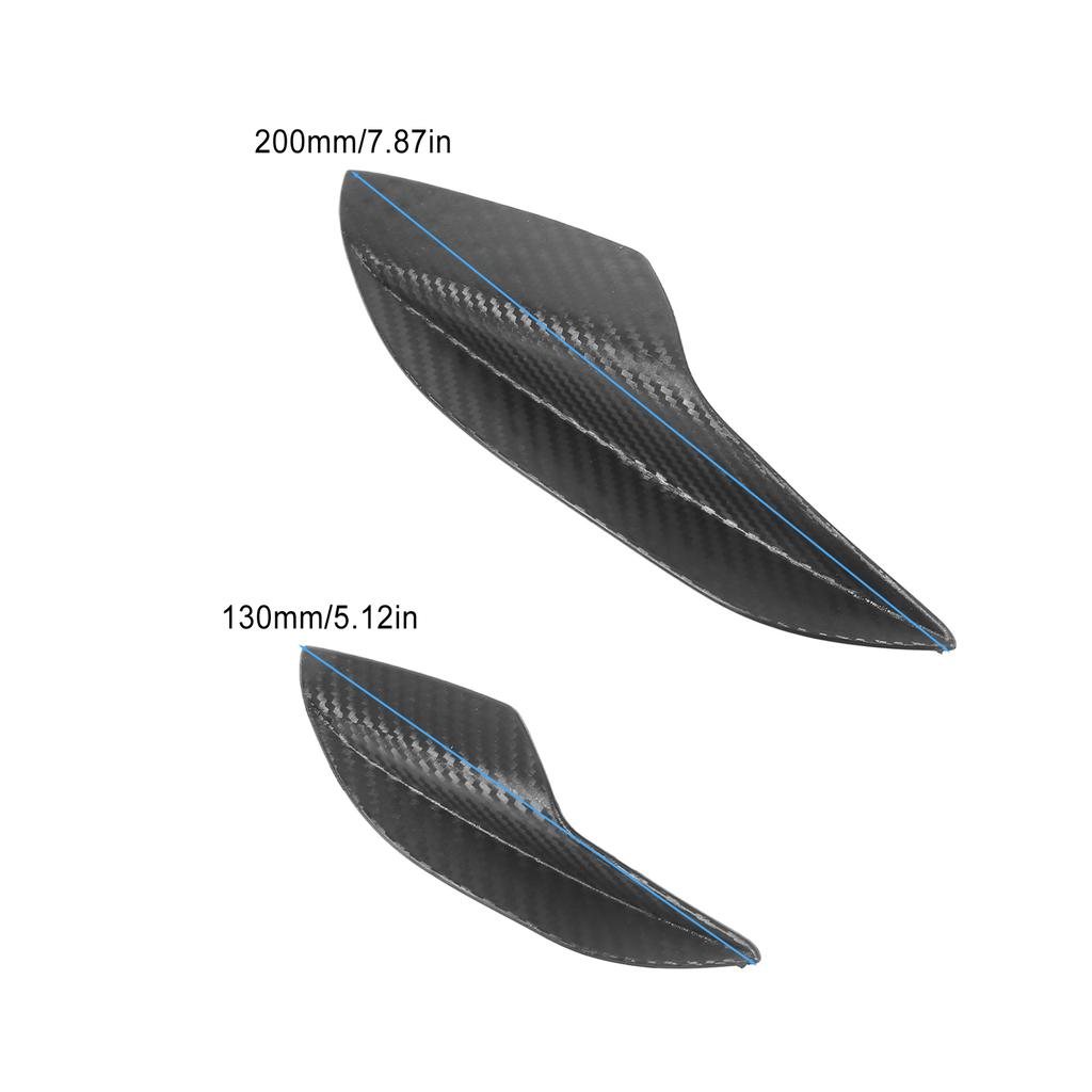 Bumper Fin Car Front Bumper Side Splitter Canards Lip Spoiler Deflector Replacement for