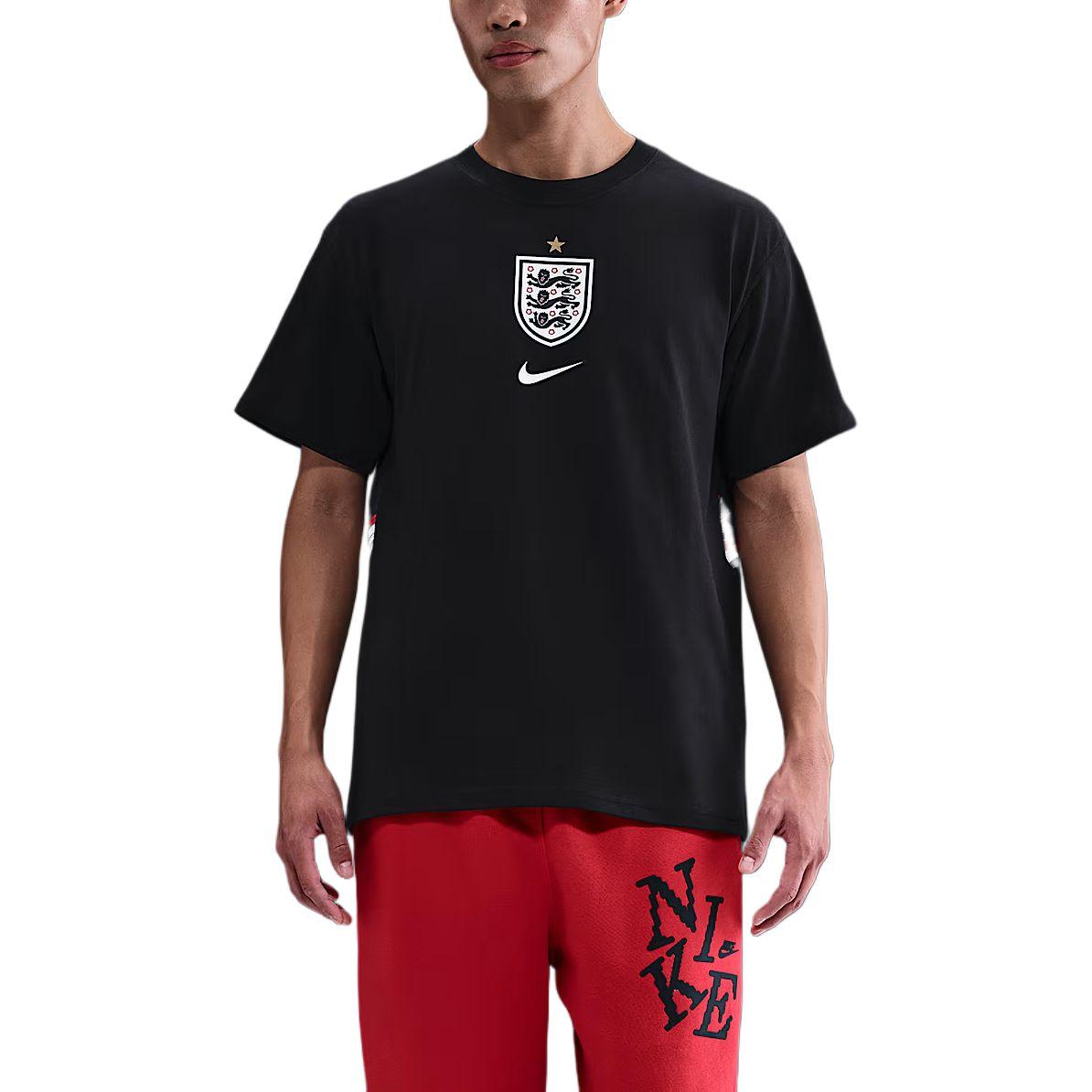 Nike T Shirts Men s Black Crew Neck Moderate IO4576-010 M