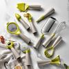New ABS kitchen gadget set, melon planer, egg beater, cheese planer, vegetable separation, complementary food filter screen, bottle opener