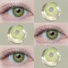 FUNSACHY Brown Korean Lenses Colored Contact Lenses For Eyes Fashion Lens Beautiful Pupil Yearly Use Natural Gray Eye Contacts