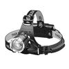 LED Dual Battery Induction Zoom Headlamp for Night Fishing