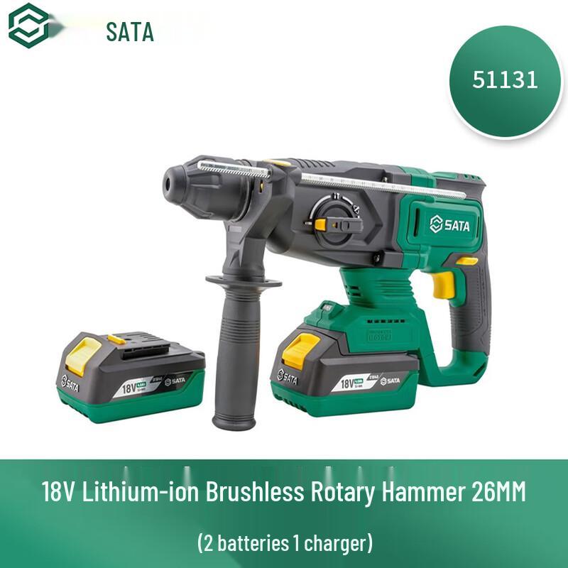 SATA 18V Brushless Cordless Rotary Hammer CN plug (adapter included)