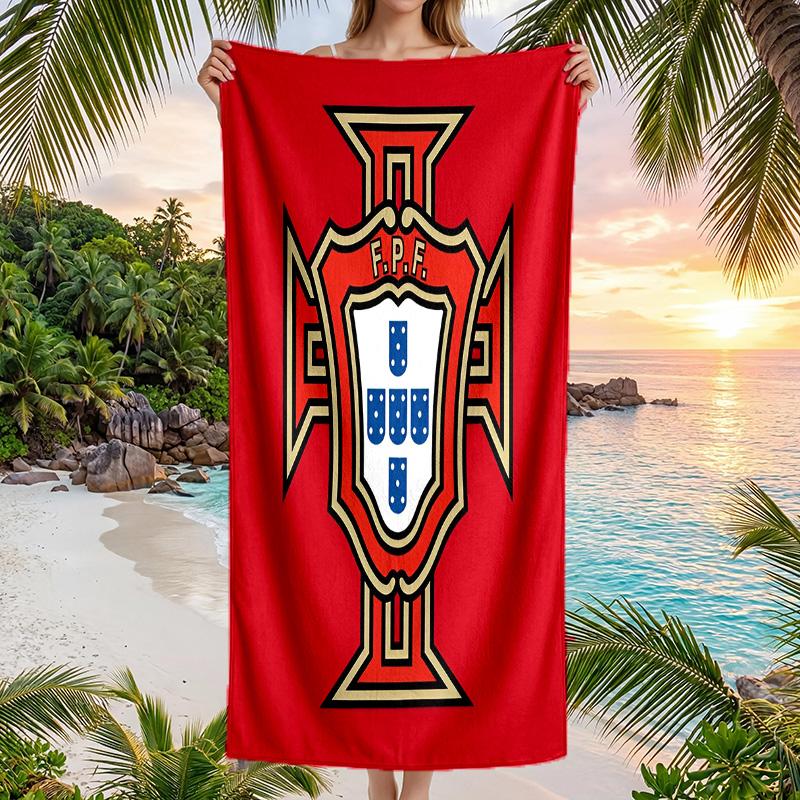 Portugal national football team Beach Towel Soft Microfiber Summer Towel Quick Dry Absorbent Towel for Beach Swimming Pool Travel