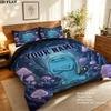 Custom Name,Wobbuffet Pattern Bedding Home Decoration Birthday Gift ( 1 Duvet Cover + 2 Pillowcase, Without Core),fan Merchandise.
