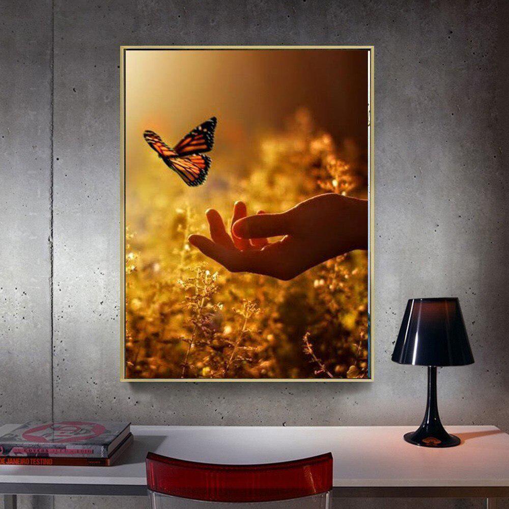 Diamond Embroidery Full Display Animal Butterfly Full Round Diamond Painting Cross Stitch Rhinestone
