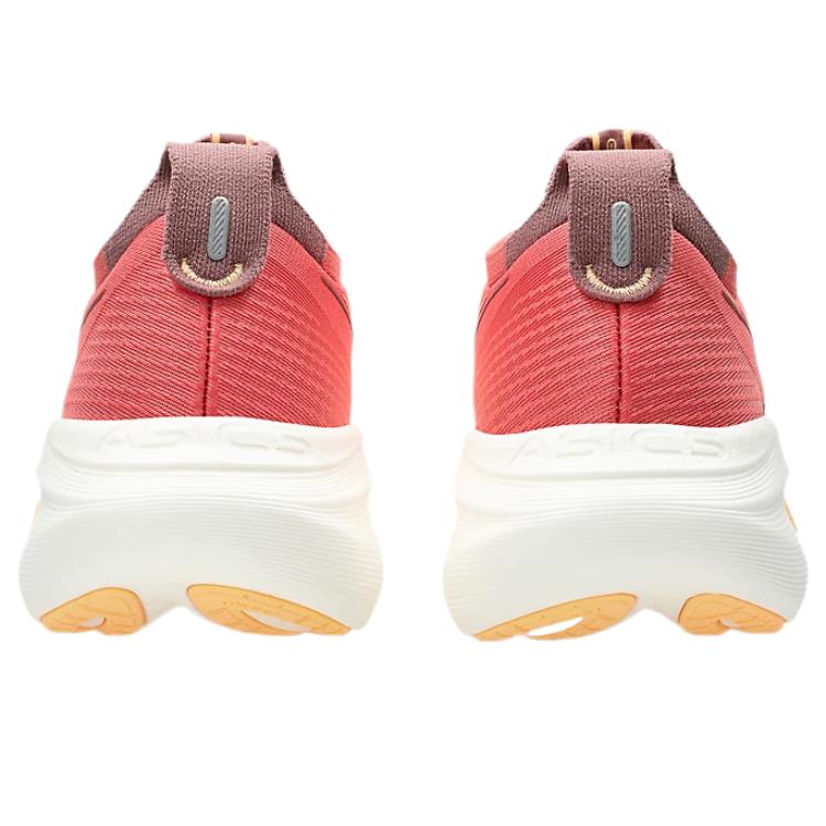 Asics Gel-Nimbus 27 Comfortable Fashion Trendy Minimalist Cushioning Low-Top Running Shoes Women Running Shoes Red 1012B753-701