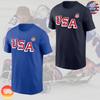 USA Hockey Team USA Fan T Shirt Reprint