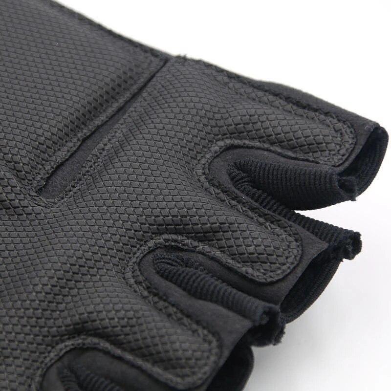 Taktische Handschuhe für den Außenbereich Sport Halbfinger Militär Herren Damen Kampf Schießen Jagd Fitness Fingerlose Handschuhe