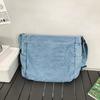 Denim Messenger Bag Women's Large Capacity Shoulder Bag Student Class Bag