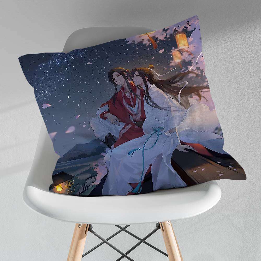 Heavens officials Blessing Pillow Case For 30x30cm45x45cm55x55cm For Home Bedroom Decoration And Protector