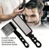 Positioning Hair Cutting Comb Hair Styling Silicone Hair Cutting with Hair Holes Extreme Hand Push Oil Head Hair Cutting Comb