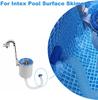 Pool Kit Skimmer Hose Mount Adapter B for Intex Pool Parts with 25016 Pool Hose with Wall Mount Surface Separator