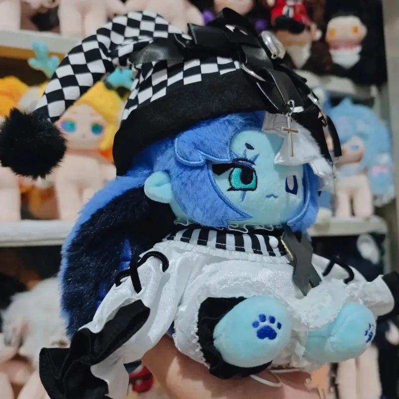 20 Cm Anime Game Shadow Milk Cookie Kawaii Cosplay Dress Up Cotton Doll Body Cartoon Peripherals Soft Plushies Toy Figures Gift