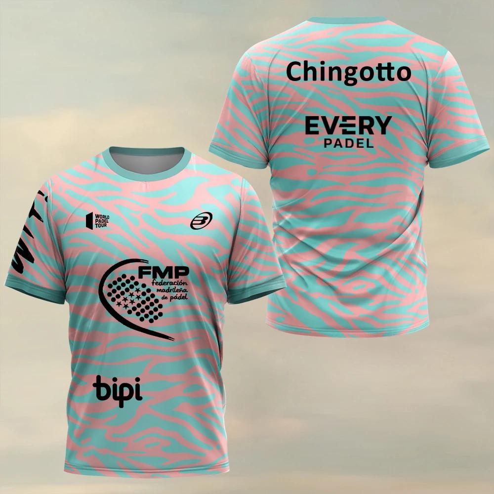 3D Printed Summer Men's/women's Fashionable Sporty Breathable T-shirt Short-sleeved Tennis Quick-drying O-neck Top