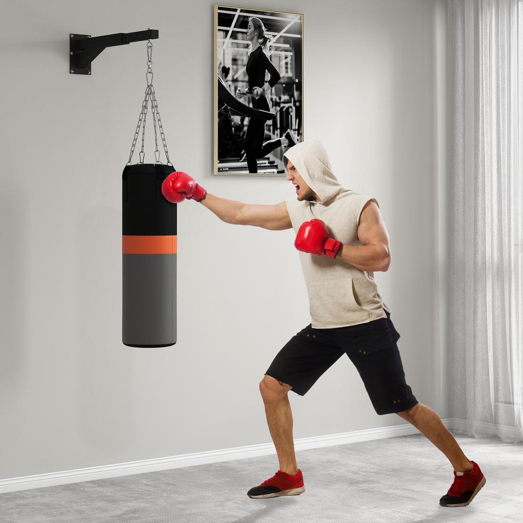 Punch Bag Wall Bracket 5 Length Adjustable Boxing Bag Bracket For Kickboxing Muay Thai Punching Training
