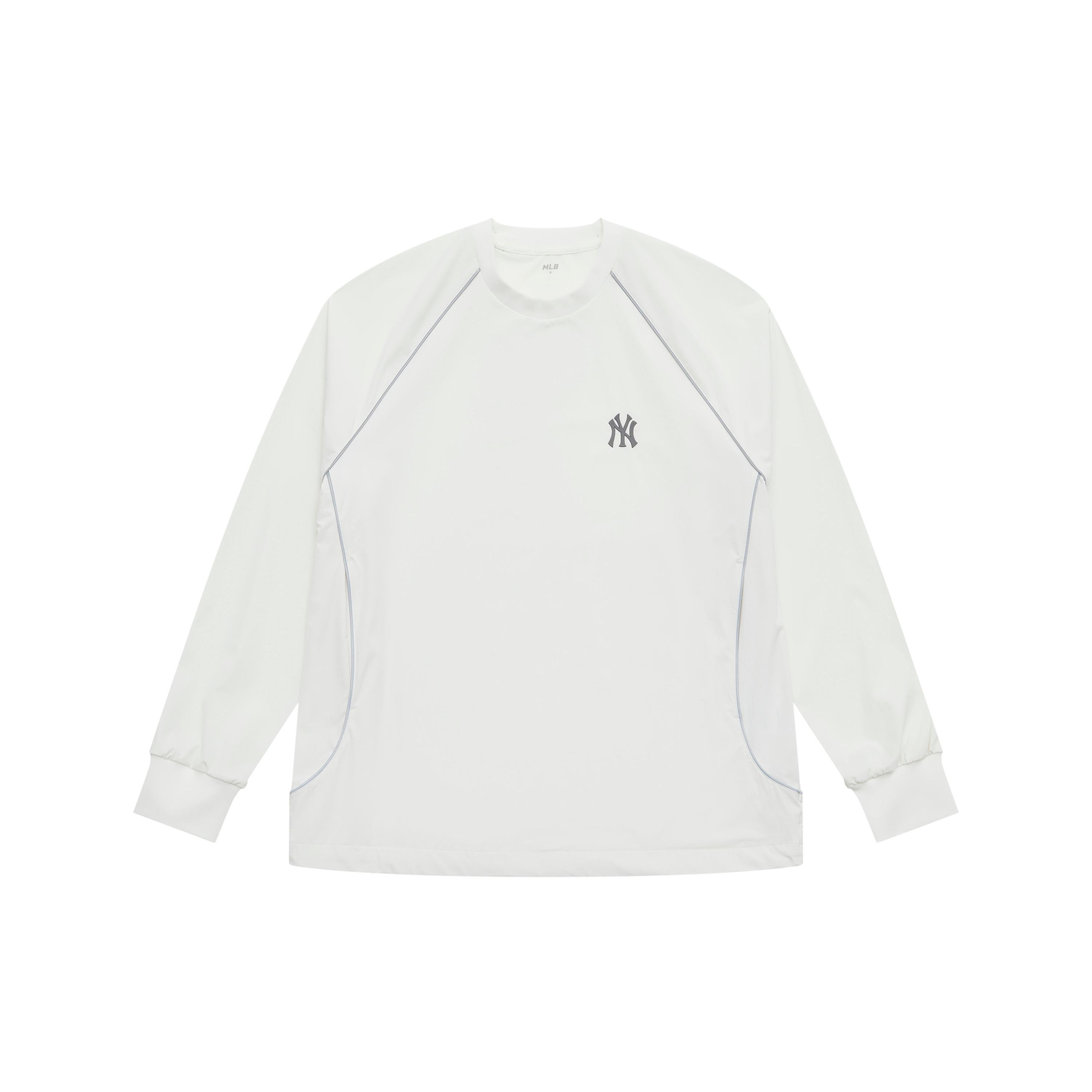 MLB New York Yankees Basic Collection SS25 Sweatshirt Unisex Ivory White 3AMTB0851-50IVS XL