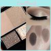 Bruin Brouwen Koud Grijs Linnen Oogschaduw Palet Dagelijkse Shimmer Oog Make-up
