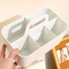 DIY Multi-compartment Plastic Storage Basket with Handle, Portable Pencil Case, DIY Organizer