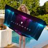 Dell Alienware A-Animation Pc Gaming Microfiber Blanket Quick Drying Beach Towels Printing Super Absorbent Pool Towel Blanket