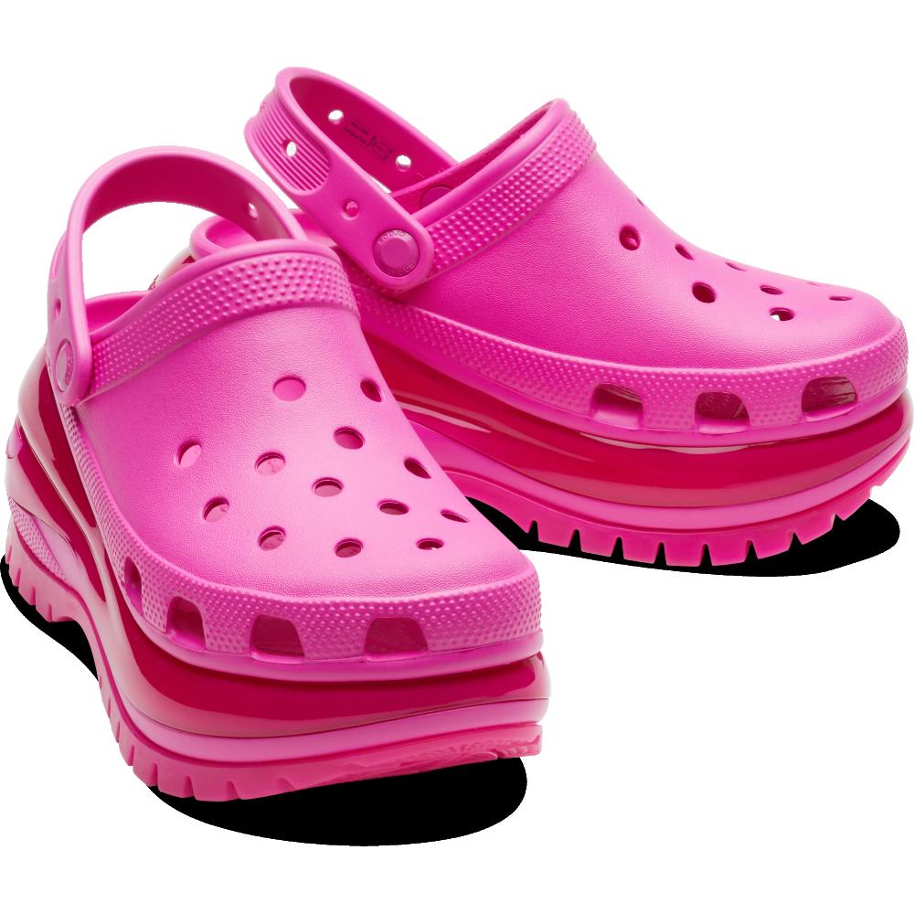 Clogs Crocs pink fluo