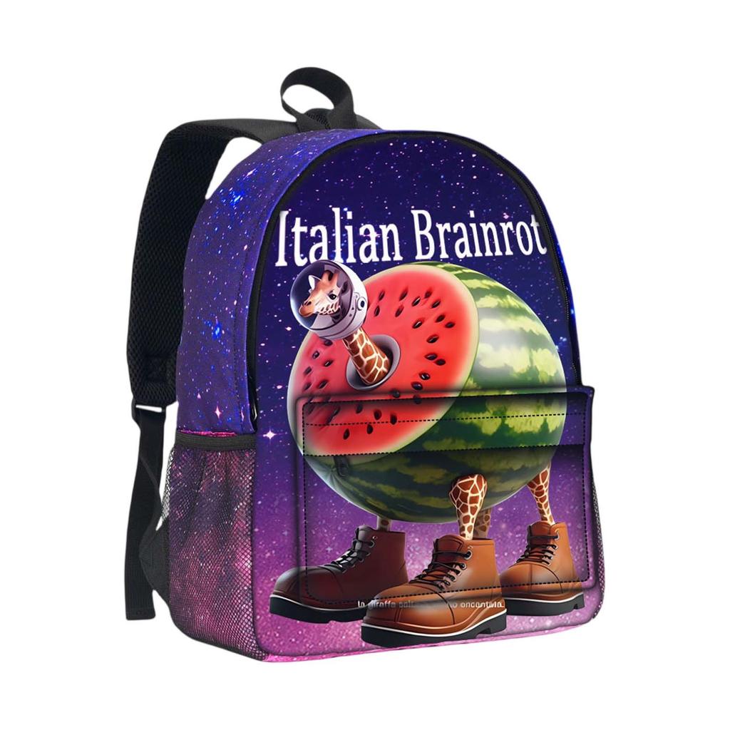 Backpack, Back To School, Cartoon Cute Travel Backpack Print Peripheral Double-shoulder Backpack For Teenagers, Students, Boys And Girls