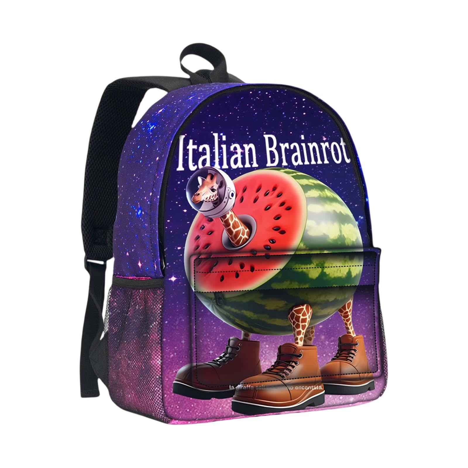 

Рюкзак, Снова в школу, Мультяшный Милый Дорожный Рюкзак с Принтом, Периферийный Двуплечевой Рюкзак для Подростков, Студентов, Мальчиков и Девочек One Size