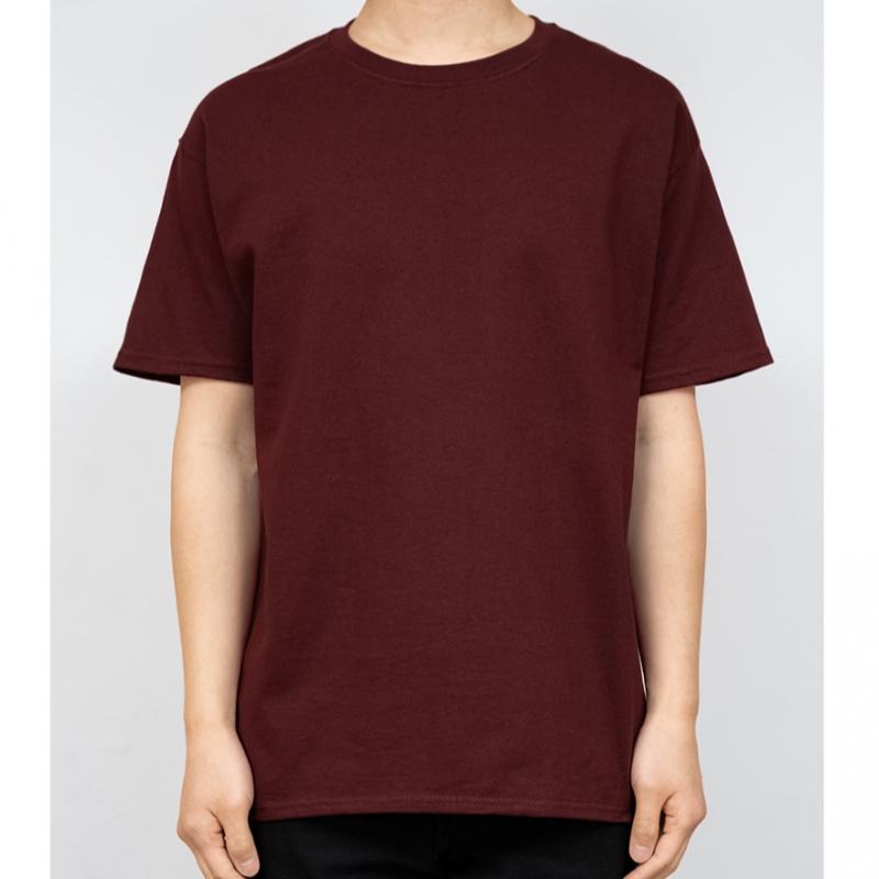 Champion Plain Short Sleeve Tee   Maroon T425 Maroon