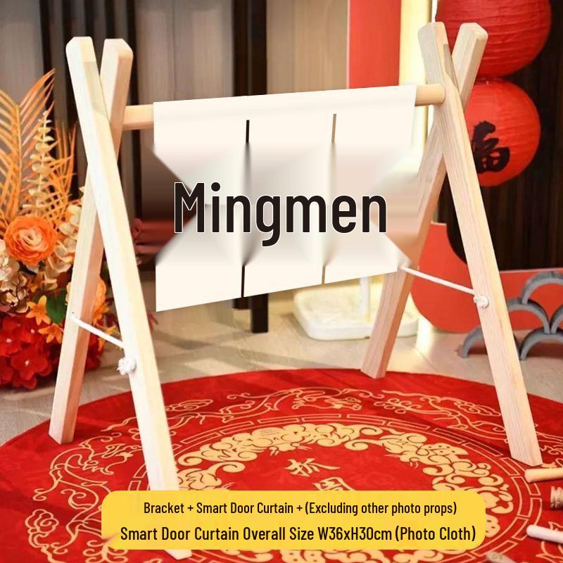 Умные ворота для первого дня рождения ребенка, набор с деревянной рамой для церемонии ползания