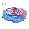 Sunflower Shaped Bath Mat Floor 3D Floral Design Non-Slip Dot-Embossed Backing Quick-Drying Large Rug Plush Carpet Soft Comfort Home Decor Moisture