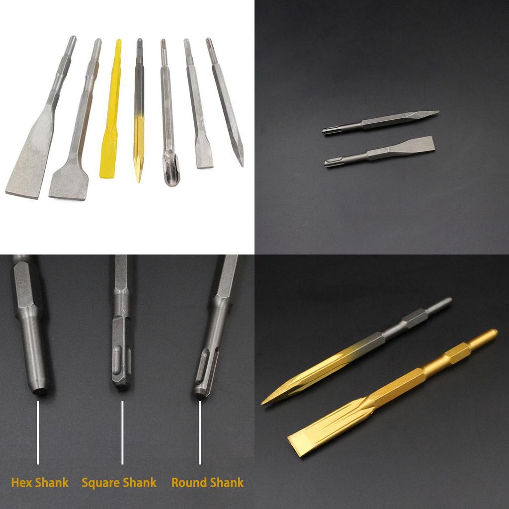 High Strength Chrome Steel Rotary Hammer Chisel Bits Perfect For Industrial Use